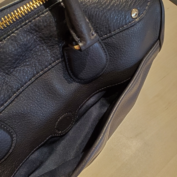 NWOT Authentic Coach Black leather Satchel Bag - Picture 12 of 16